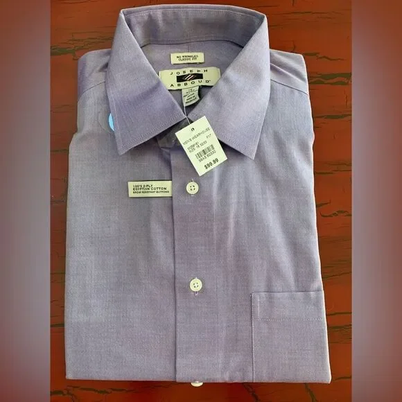 joseph abboud regular fit dress shirt Joseph Abboud 6655 97% Cotton/3% Lastol Boy's Dress Shirt - Solid
